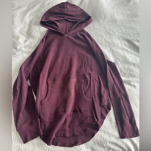 TNA Maroon Hooded Sweatshirt, Size Medium